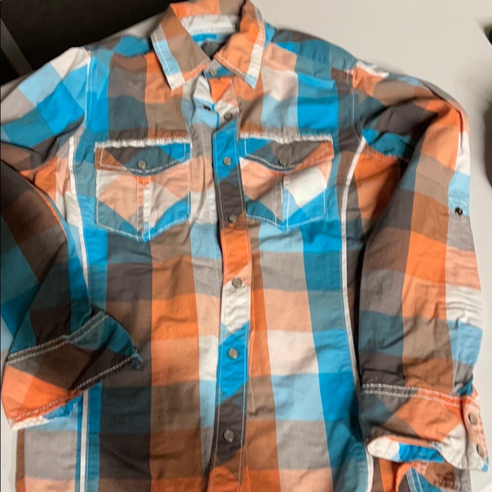 BKE pearl snap shirt